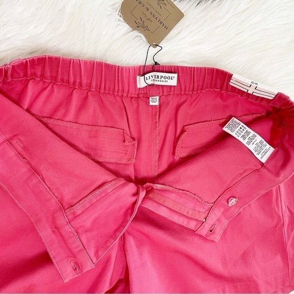 New Liverpool Hi-Rise Trouser Shorts in Watermelon Women’s Size 14/32 - Picture 6 of 10